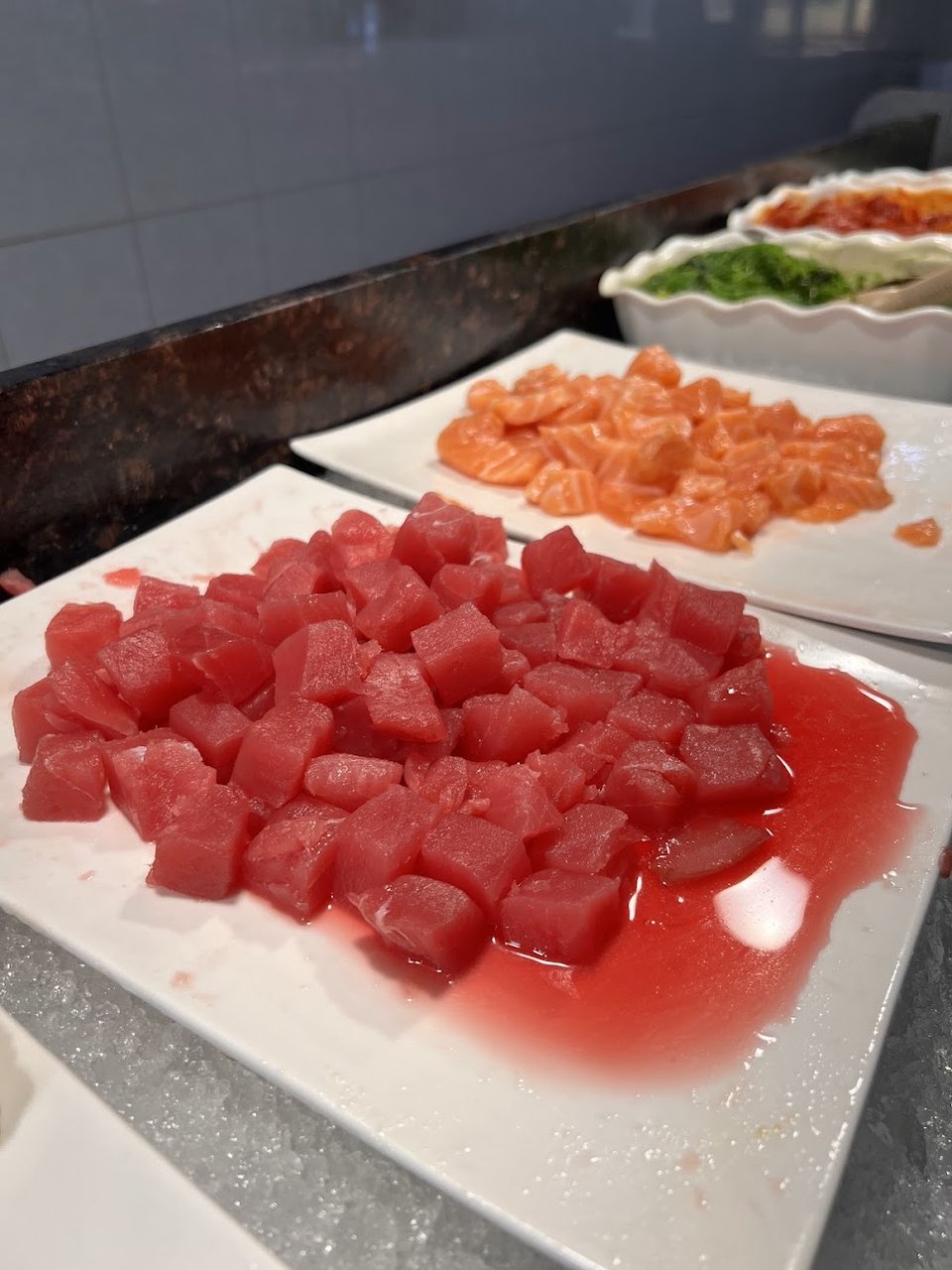 Tuna and Salmon Sashimi